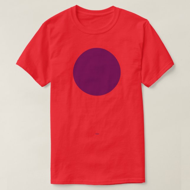 Circular Crayola Violet T-Shirt (Design vorne)