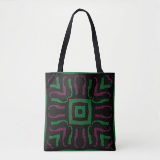 Circular pattern with hot peppers. Hand drawn.art,