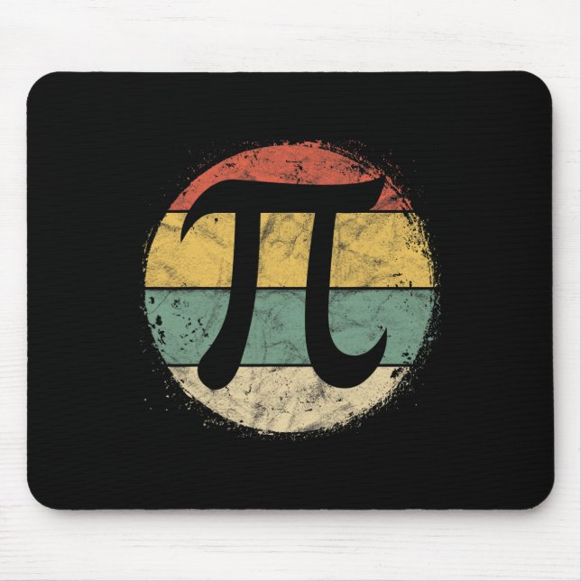 Circular Pi Symbol Pi Day Mathematik Lehrer Stu Mousepad (Vorne)