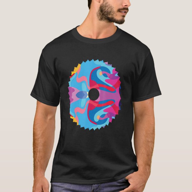 Circular Sawa Circular Säwa Colorful Graphic T-Shirt (Vorderseite)