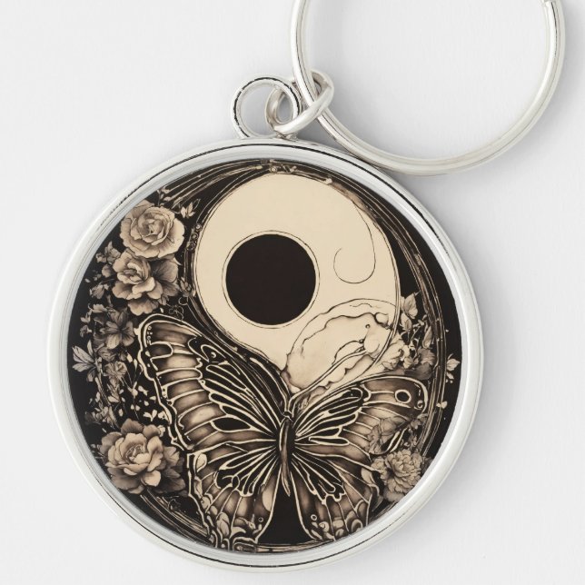 "Circular Tattoo Keyrings: Wearable Art!" Schlüsselanhänger (Vorne)