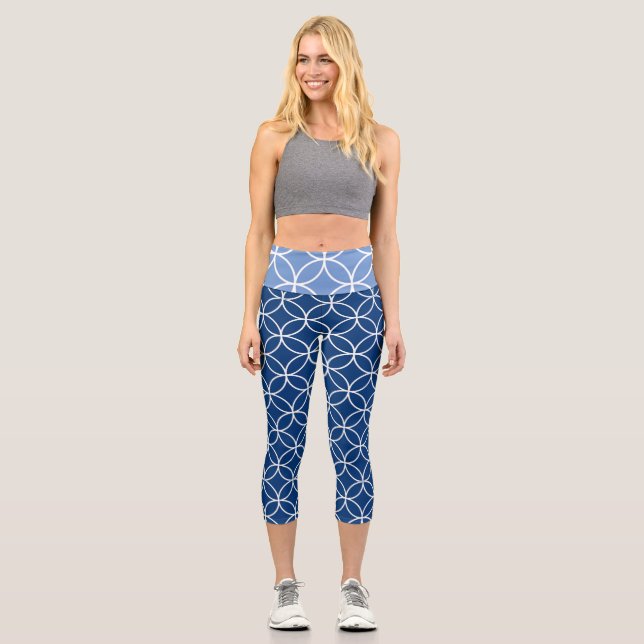 Círculos entrelazados capri leggings (Vorderseite)