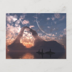 Circumpolare Postkarte