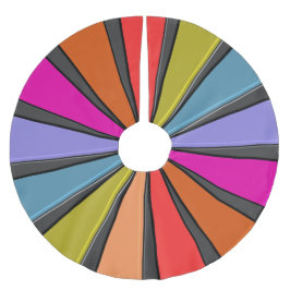 Circus Art For Christmas - Big Top Polyester Weihnachtsbaumdecke