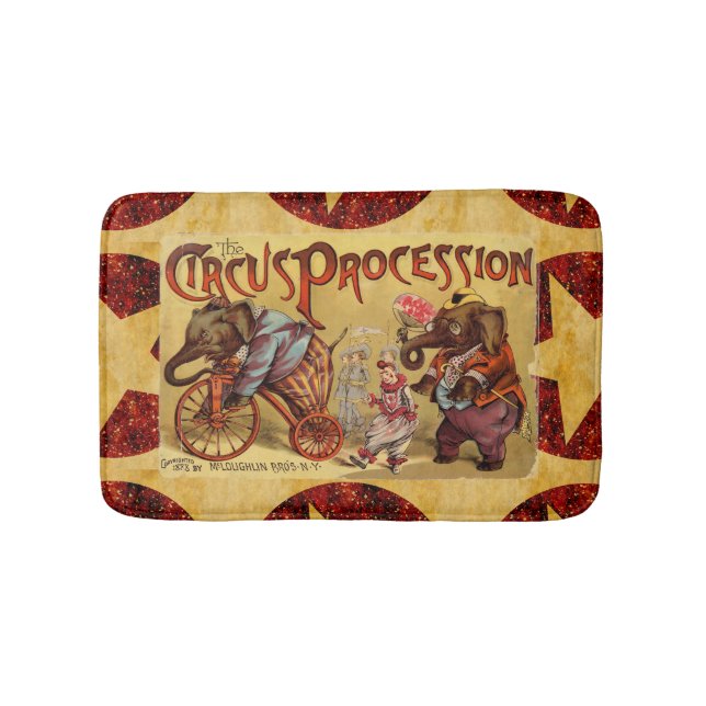 Circus Bath Mat Badematte (Vorderseite)