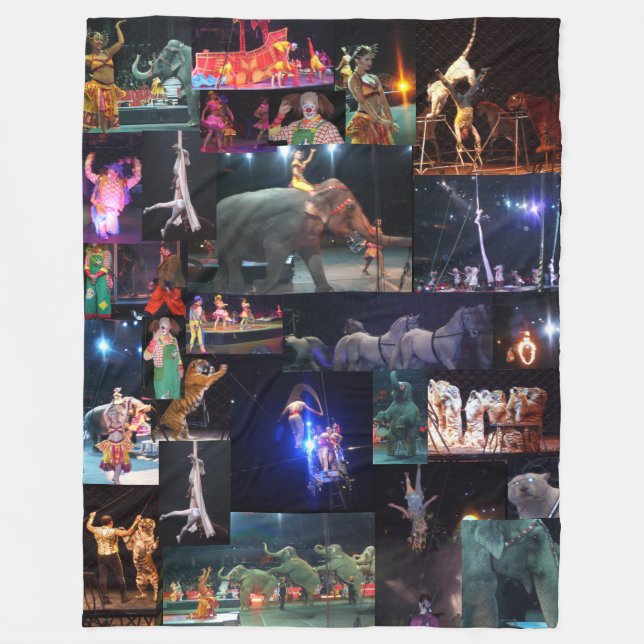 CIRCUS BESTER SHOW AUF EARTH-Decke Fleecedecke (Vorderseite)