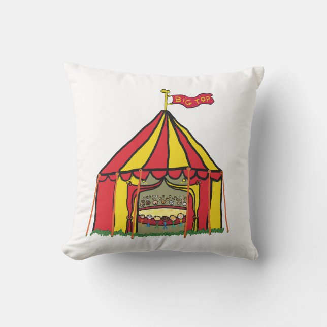Circus Big Top Ten Kissen (Vorderseite)