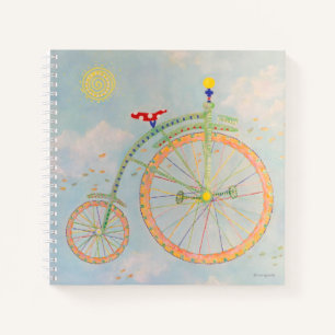 Circus Bike 8.5" x 8.5" SpiralNotebook Notizbuch