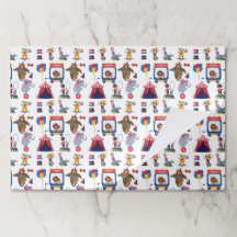 Circus Birthday Party Baby Duschpapier Tischsets