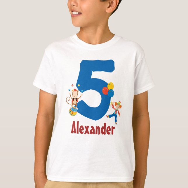 Circus Birthday Shirt Carnival Birthday Shirts (Vorderseite)