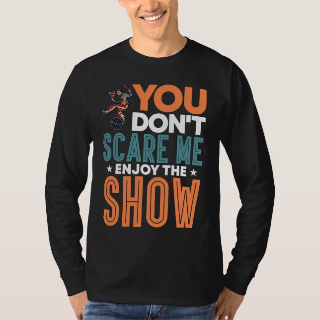 Circus Carnival Show Fancy Dress Clown T-Shirt (Vorderseite)