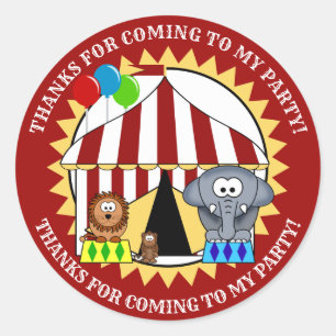 Circus Carnival Vielen Dank, Aufkleber