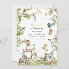 Circus Carnival | Waldwald Geburtstagspartei Einladung