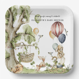 Circus Carnival | Woodland Forest Baby Dusche Pappteller