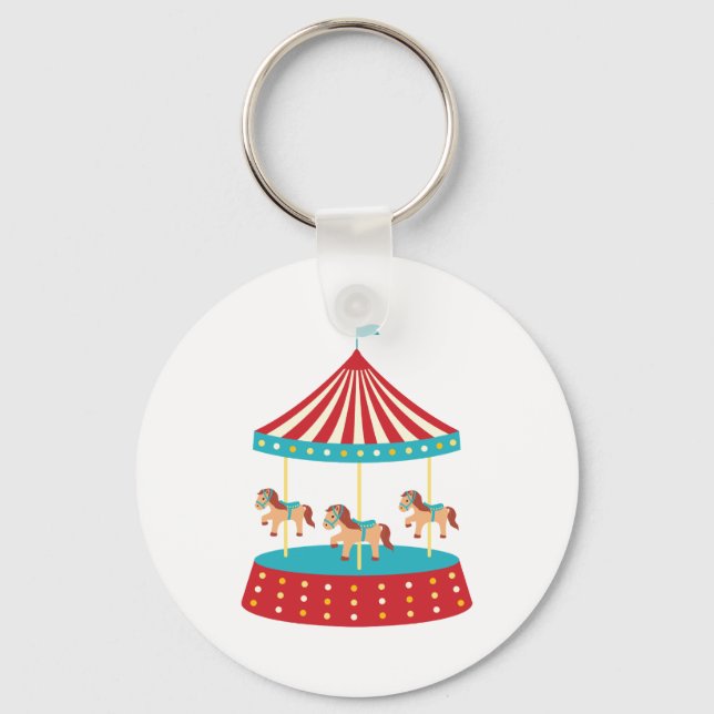 Circus Carousel Schlüsselanhänger (Vorderseite)