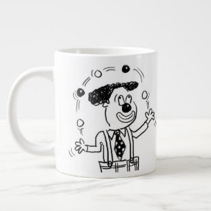 Circus Clown Juggler Jumbo-Tasse