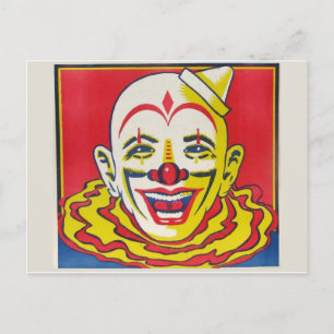 Circus Clown Postkarte