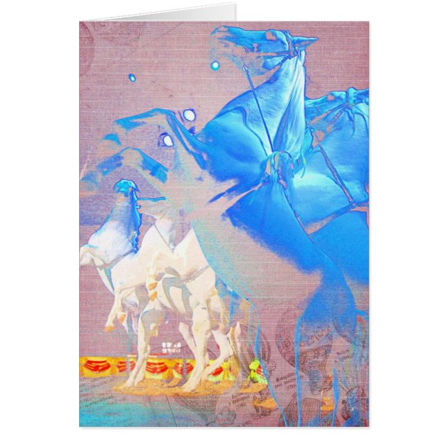 Circus Digital Art Jedes Anlasses Gruß (Vorne)