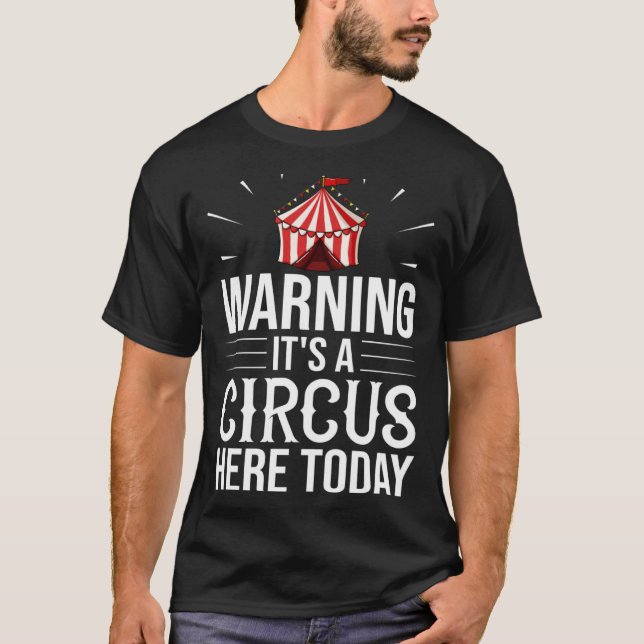 Circus Director Tent Animals Clown T-Shirt (Vorderseite)