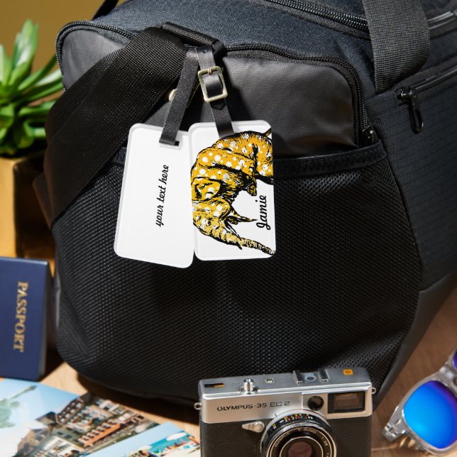 Circus Elephant Gifts Gepäckanhänger (Vorderseite & Rückseite)