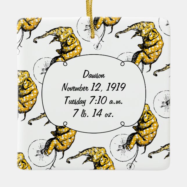 Circus Elephant Gifts Keramikornament (Vorderseite)