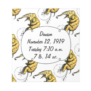 Circus Elephant Gifts Notizblock