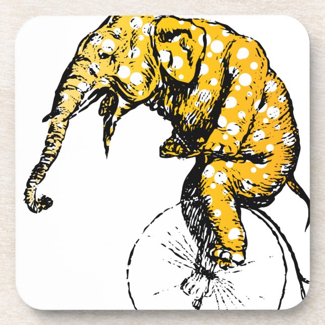 Circus Elephant Gifts Untersetzer (Vorderseite)