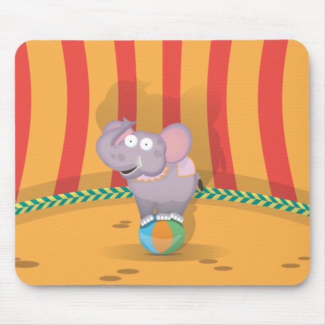Circus Elephant Mousepad (Vorne)