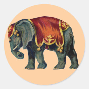 Circus Elephant Sticker