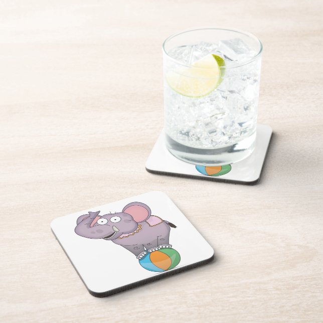 Circus Elephant Untersetzer (Rechte Seite)