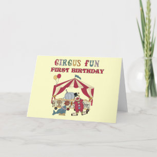 Circus Erste Geburtstagsgeschenke und Geschenke Karte
