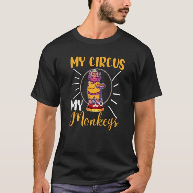 Circus For Kids My Circus  My Monkeys T-Shirt (Vorderseite)