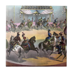 Circus Grand Finale, Circa 1872. Fliese