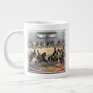Circus Grand Finale, Circa 1872. Jumbo-Tasse