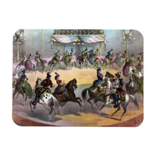 Circus Grand Finale, Circa 1872. Magnet