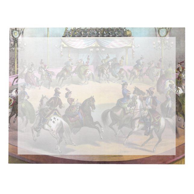 Circus Grand Finale, Circa 1872. Notizblock (Vorderseite)