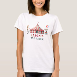 Circus Karneval Geburtstagsmommy-Shirt T-Shirt