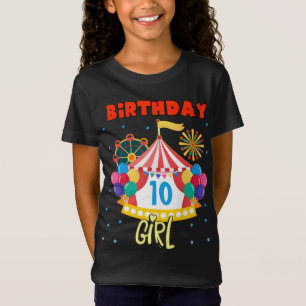 Circus Karneval Party Girl Theme Matching T - Shir T-Shirt