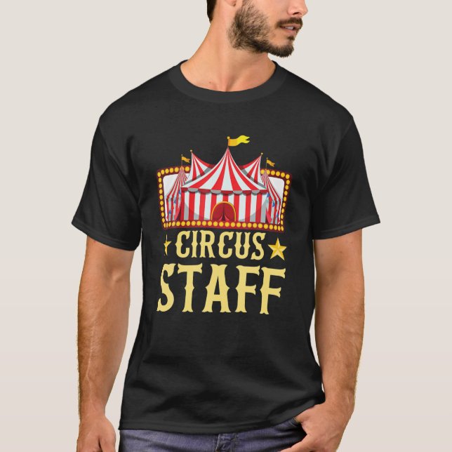 Circus-Kostüm, Circus-Personal, Circus-Party und S T-Shirt (Vorderseite)