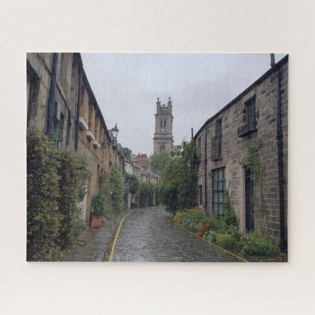 Circus Lane in Edinburgh, Schottland Puzzle (Horizontal)