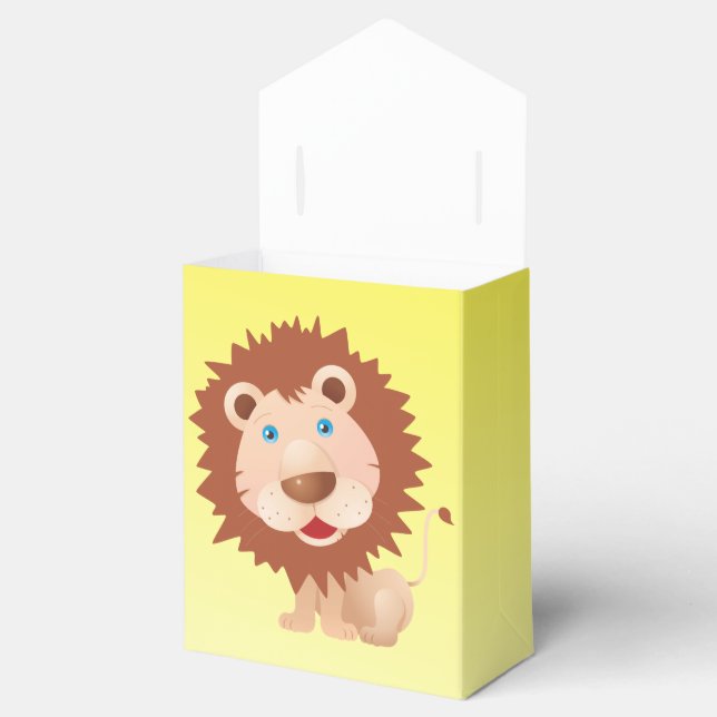 Circus Lion Phantastischer Cartoon Spaß Loot Box Geschenkschachtel (Geöffnet)