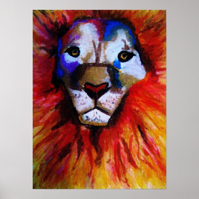 Circus-Lion-Poster Poster (Vorne)