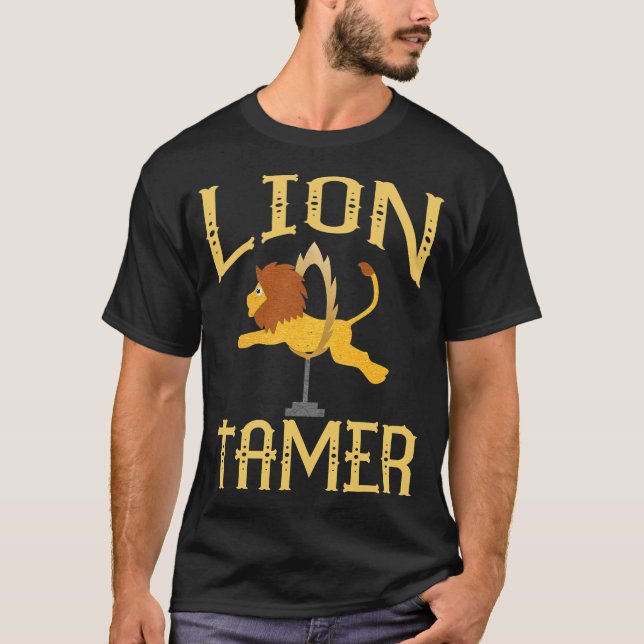 Circus Lion Tamer Lion Tamer Kostüm T-Shirt (Vorderseite)
