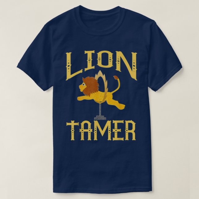 Circus Lion Tamer Lion Tamer Kostüm T-Shirt (Design vorne)