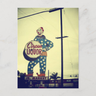 Circus Liquor Postkarte