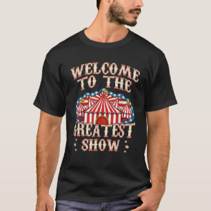Circus Party Geschenk Clown Löwen Feuerring Acroba T-Shirt