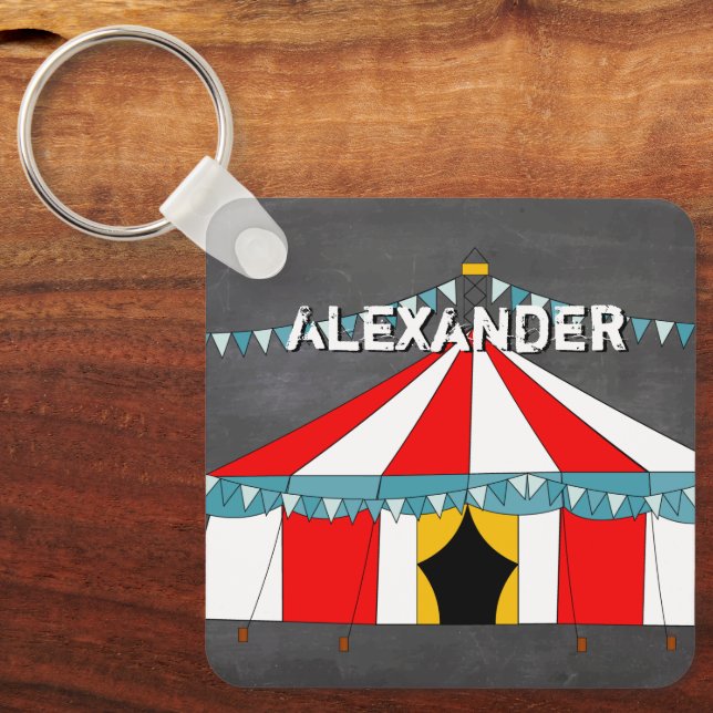 Circus Party Geschenke Schlüsselanhänger (Vorderseite)