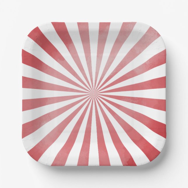 Circus Party Teller | Karnevalspapier - Teller (Vorderseite)