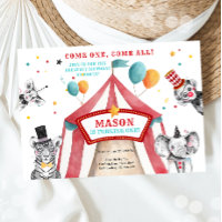 Circus Party Tiere Karneval Party Erstgeburt