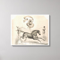 Circus Performer springen über eine große Schleife